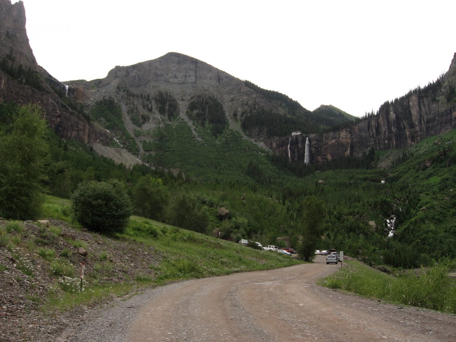 Bridal Veil Falls Telluride, CO Hiking Trail to Waterfall