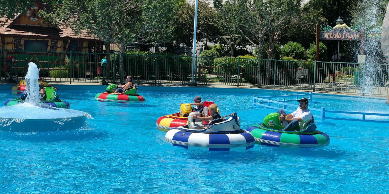 Bumper Boats in Boondocks Fun Center, CO