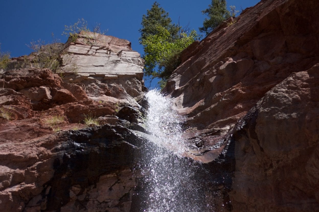 Creek Falls Telluride, CO Hiking Trail to Waterfall
