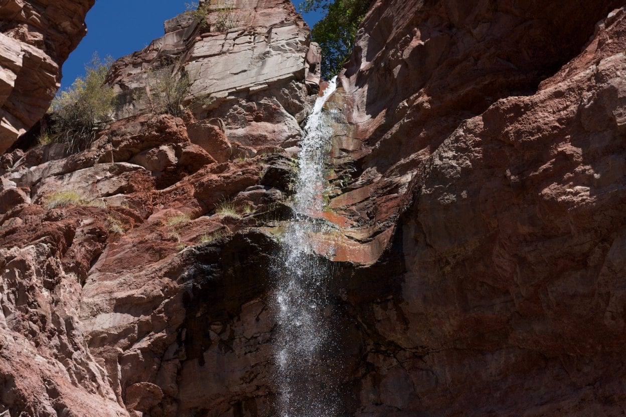 Creek Falls Telluride, CO Hiking Trail to Waterfall