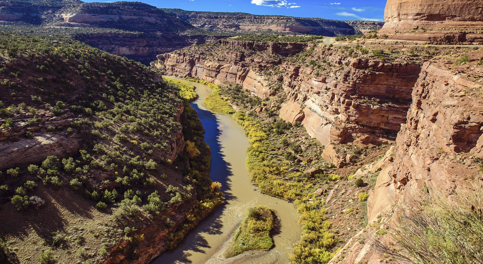 Dolores river on highway 141, CO