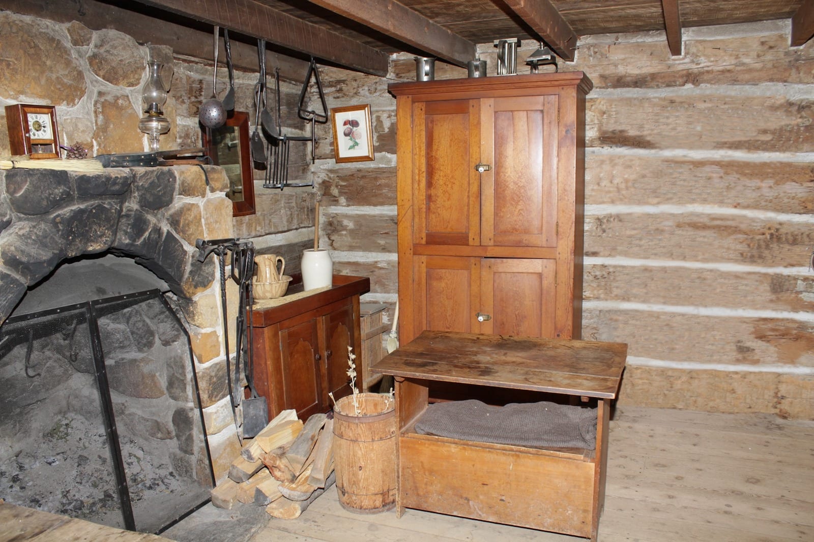 Indoor exhibits in Littleton Museum, CO