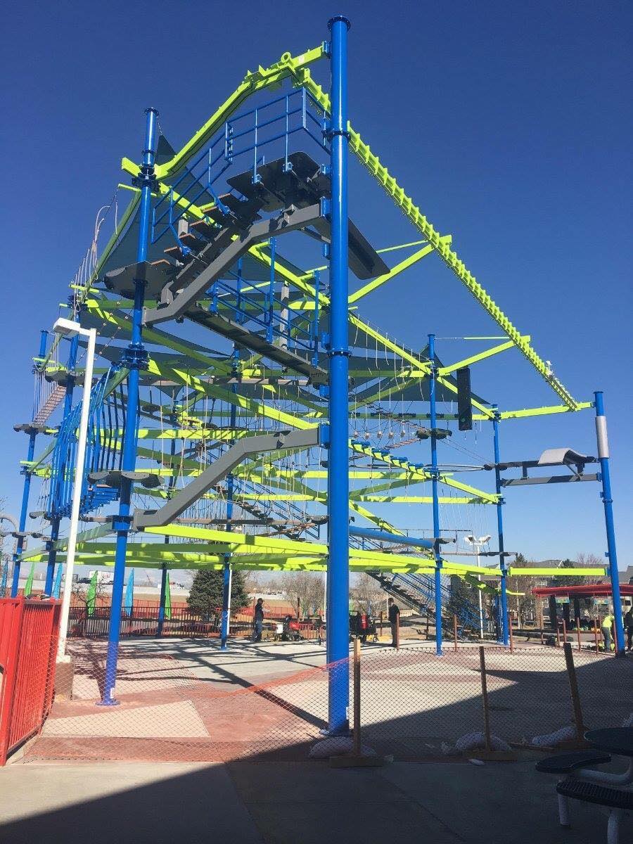 Ropes Course in Boondocks Fun Center, CO