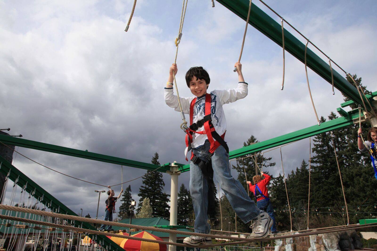 Ropes Course in Boondocks Fun Center, CO