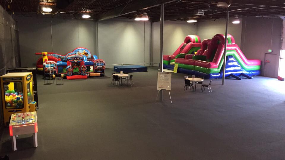Full kids area and arcade in Springs Adventure Park, CO