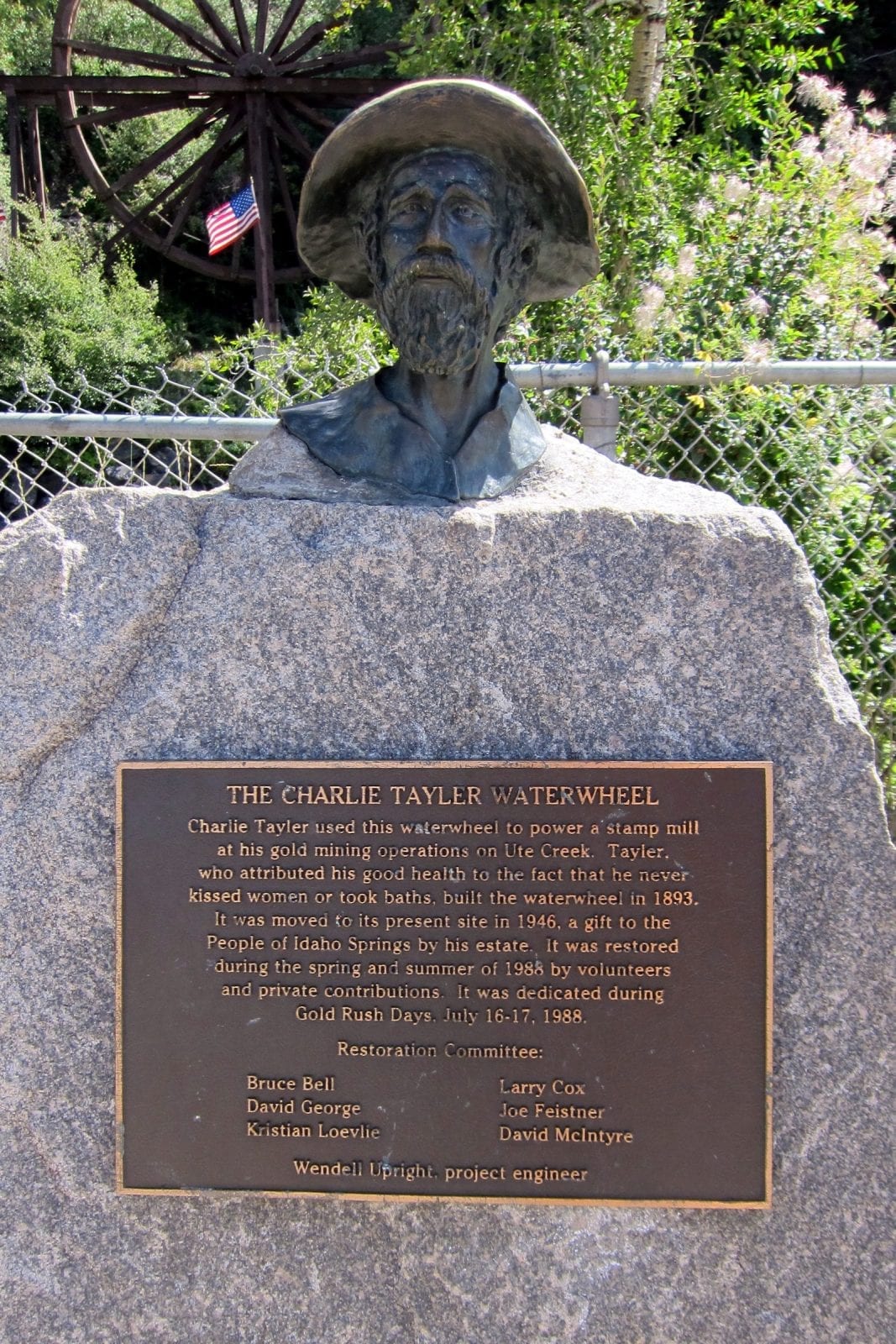 The Charlie Tayler Water Wheel, CO