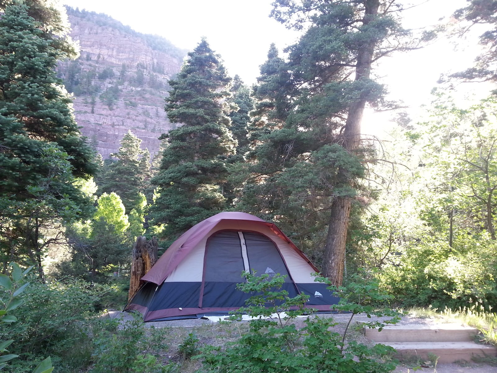 Amphitheater Campground Ouray CO Tent Site