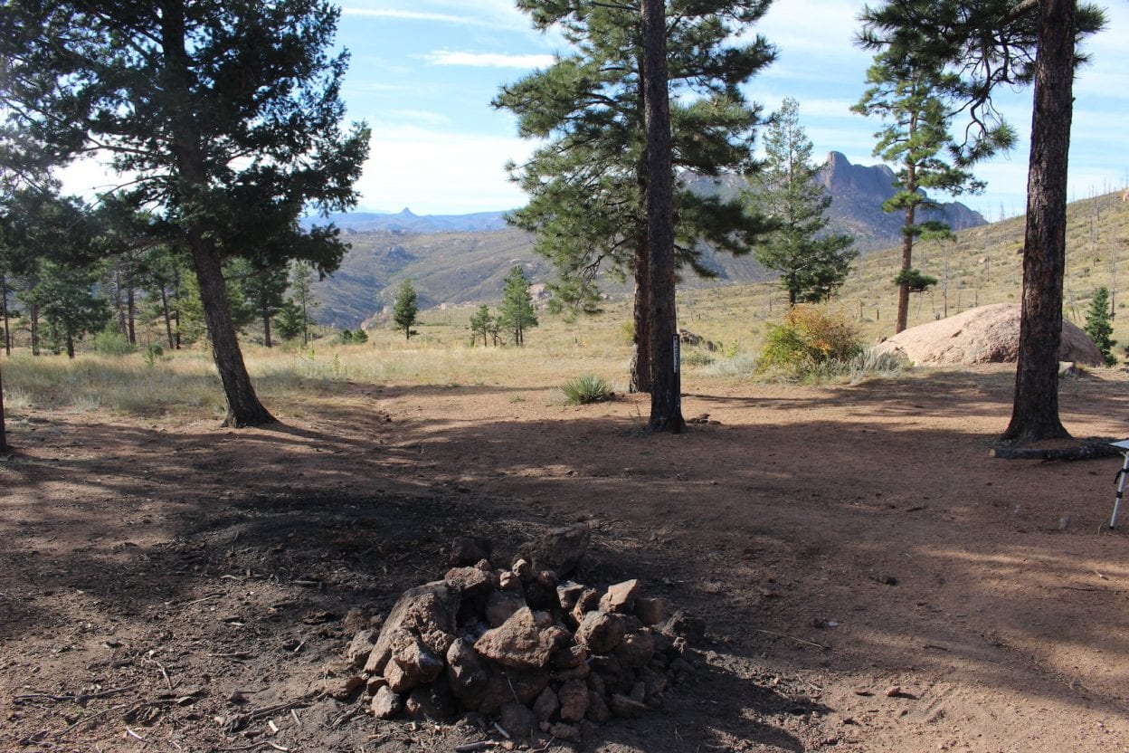 Camping near Woodland Park and Rampart Reservoir, Colorado