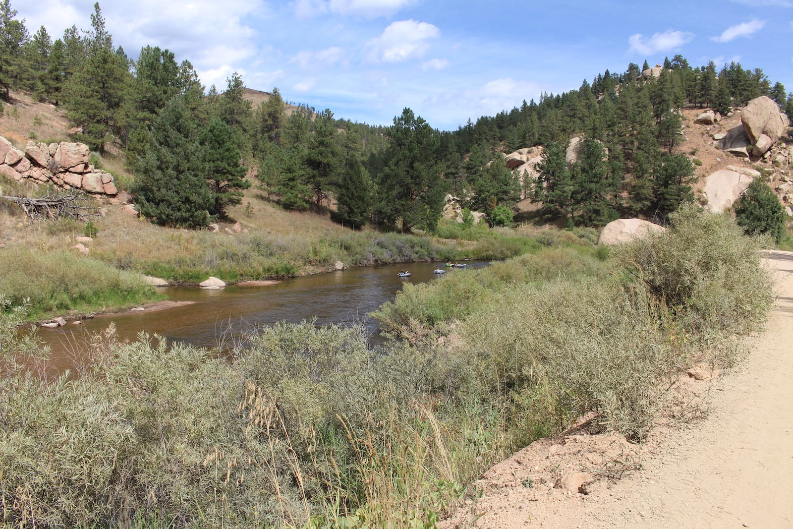 South Platte River Tubing Deckers Colorado