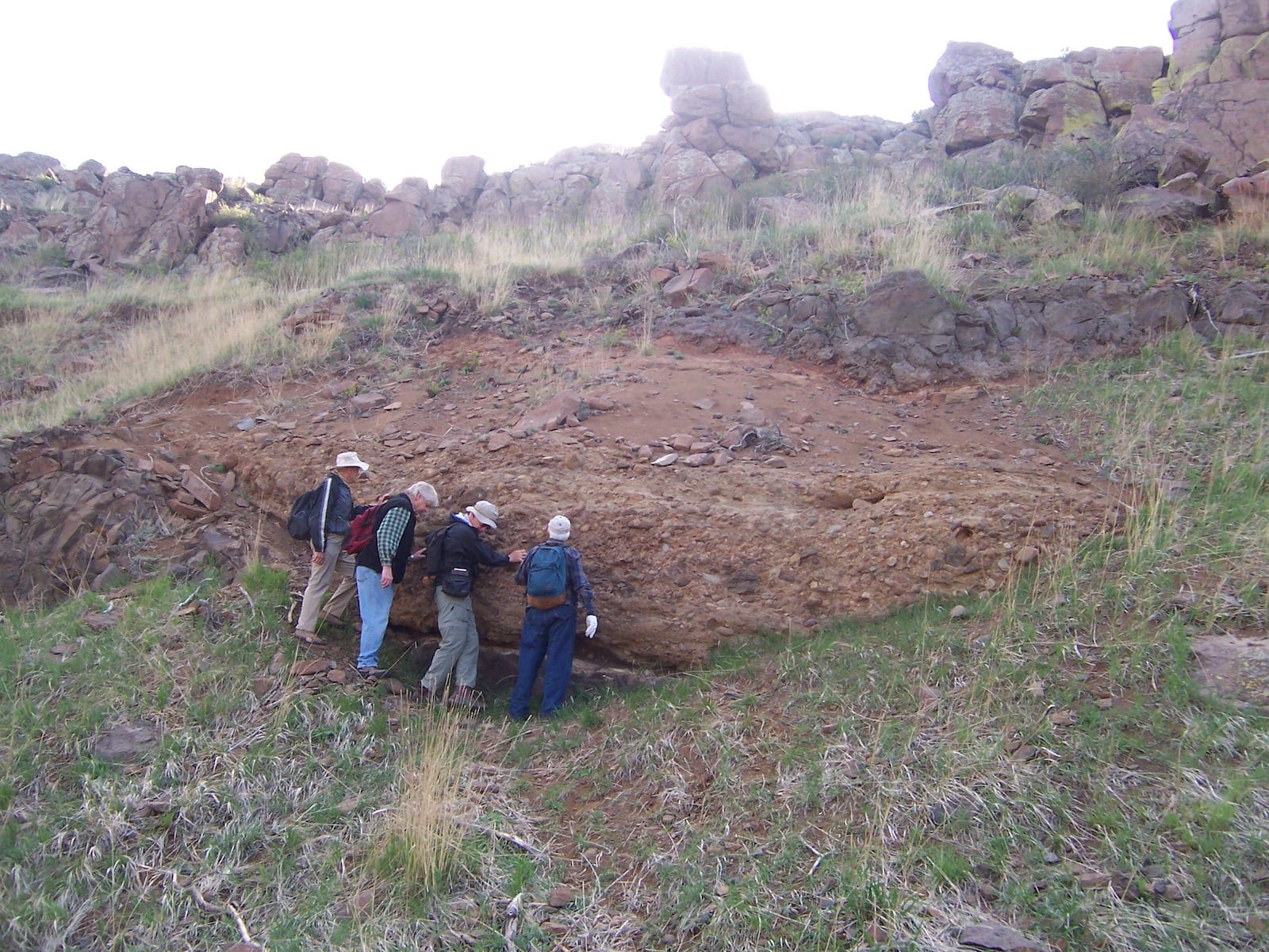 Denver Formation North Table Mountain Ancient Steam Bed Golden CO