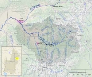 Gunnison River Basin Map