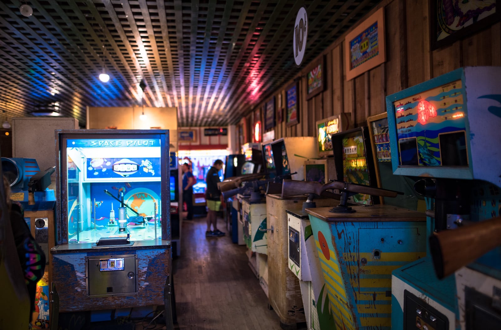 Image of the interior of Manitou Spring's Penny Arcade in Colorado