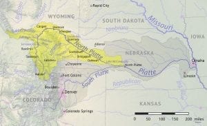 North Platte River Basin Map