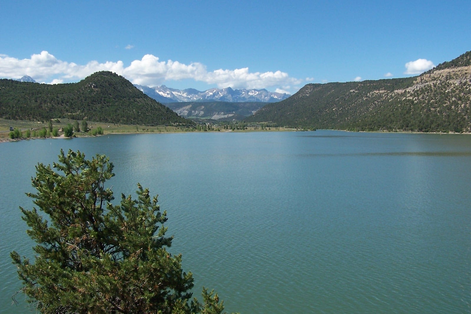 Ridgway Reservoir Colorado Summer