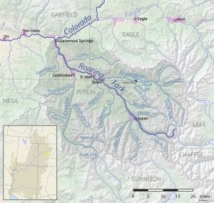 Roaring Fork River Map