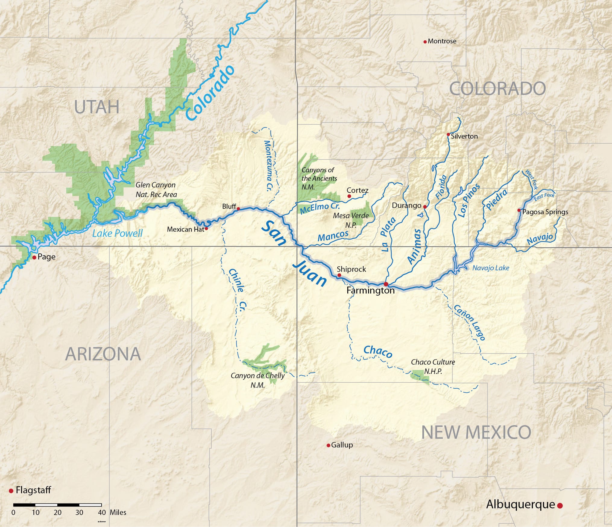 Colorado S Major Rivers List And Map Of Largest Rivers In Co