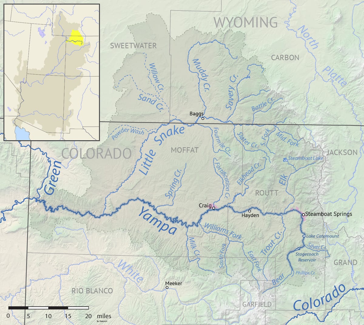 Colorado S Major Rivers List And Map Of Largest Rivers In Co