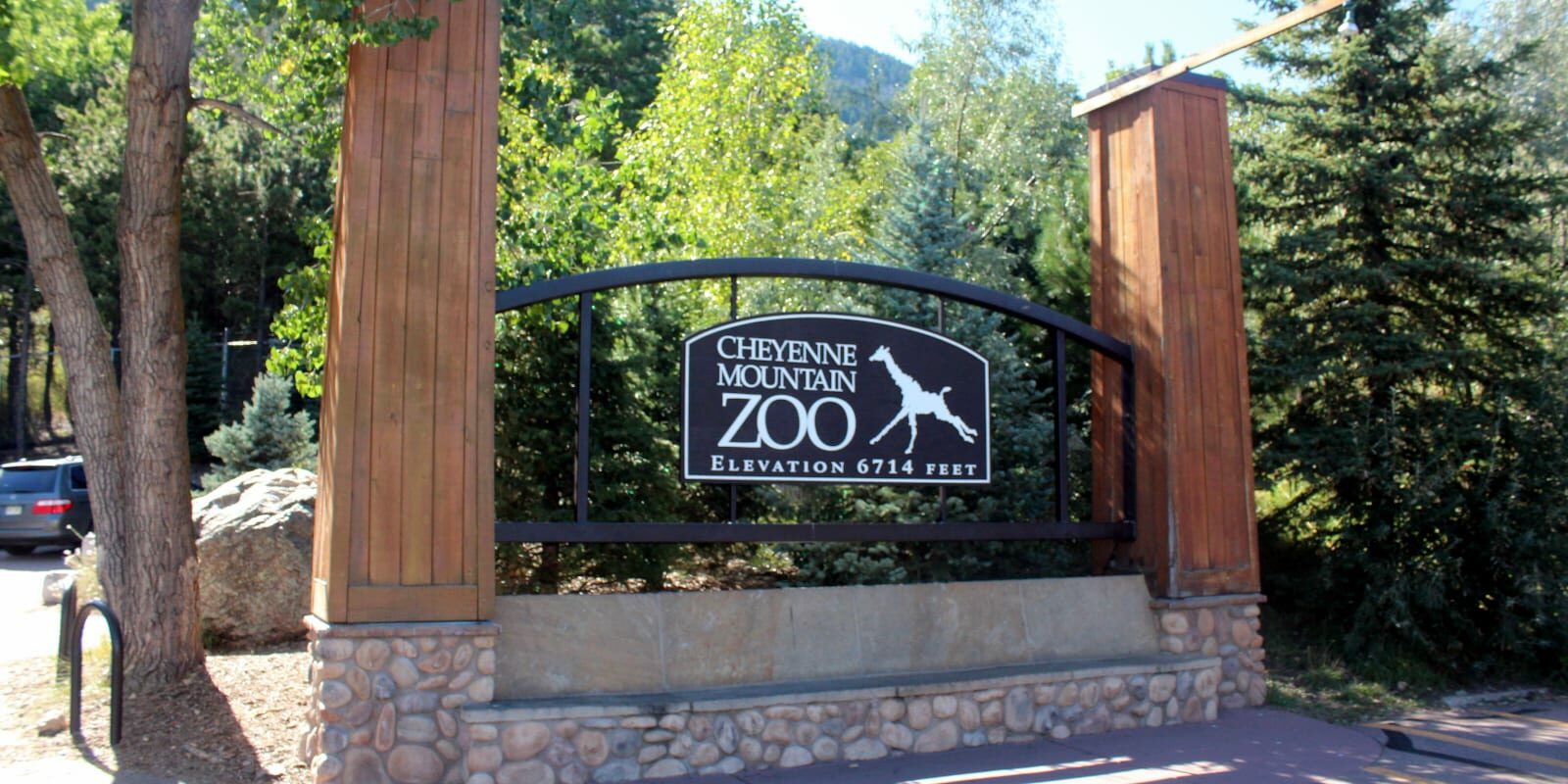 Entrance to Cheyenne Mountain Zoo, CO