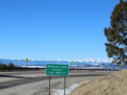 A view of the top of Wilkerson Pass in Park County, Colorado