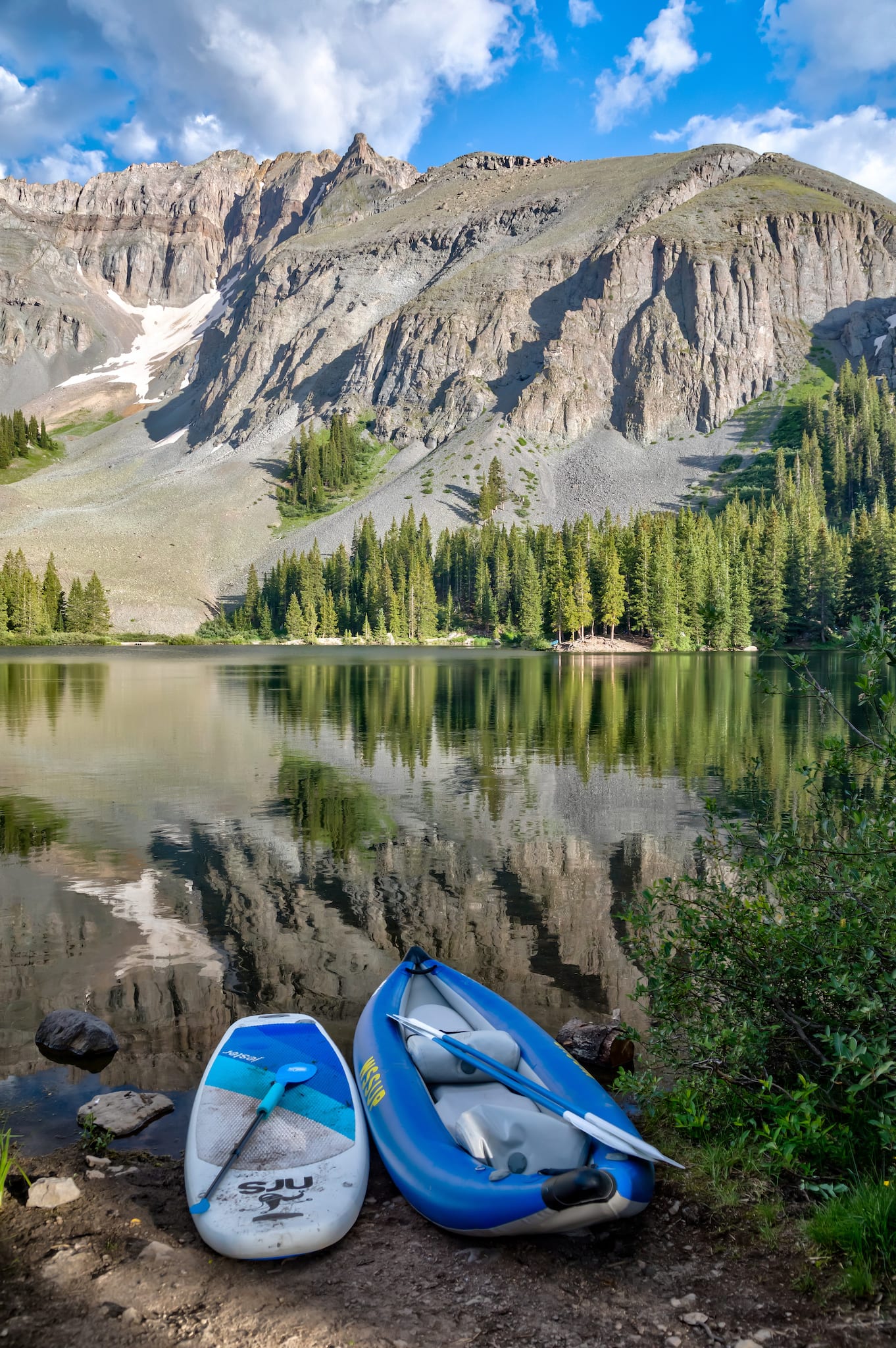 Alta Lakes Telluride CO SUP and Inflatable Kayak