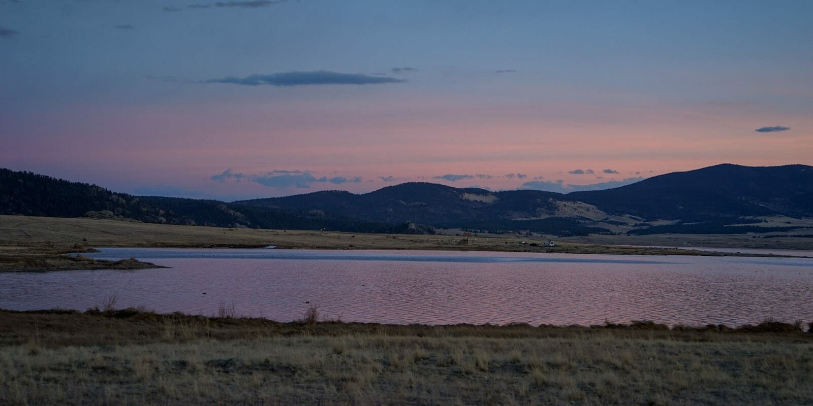 Camping Eleven Mile Reservoir Sunset Lake George CO