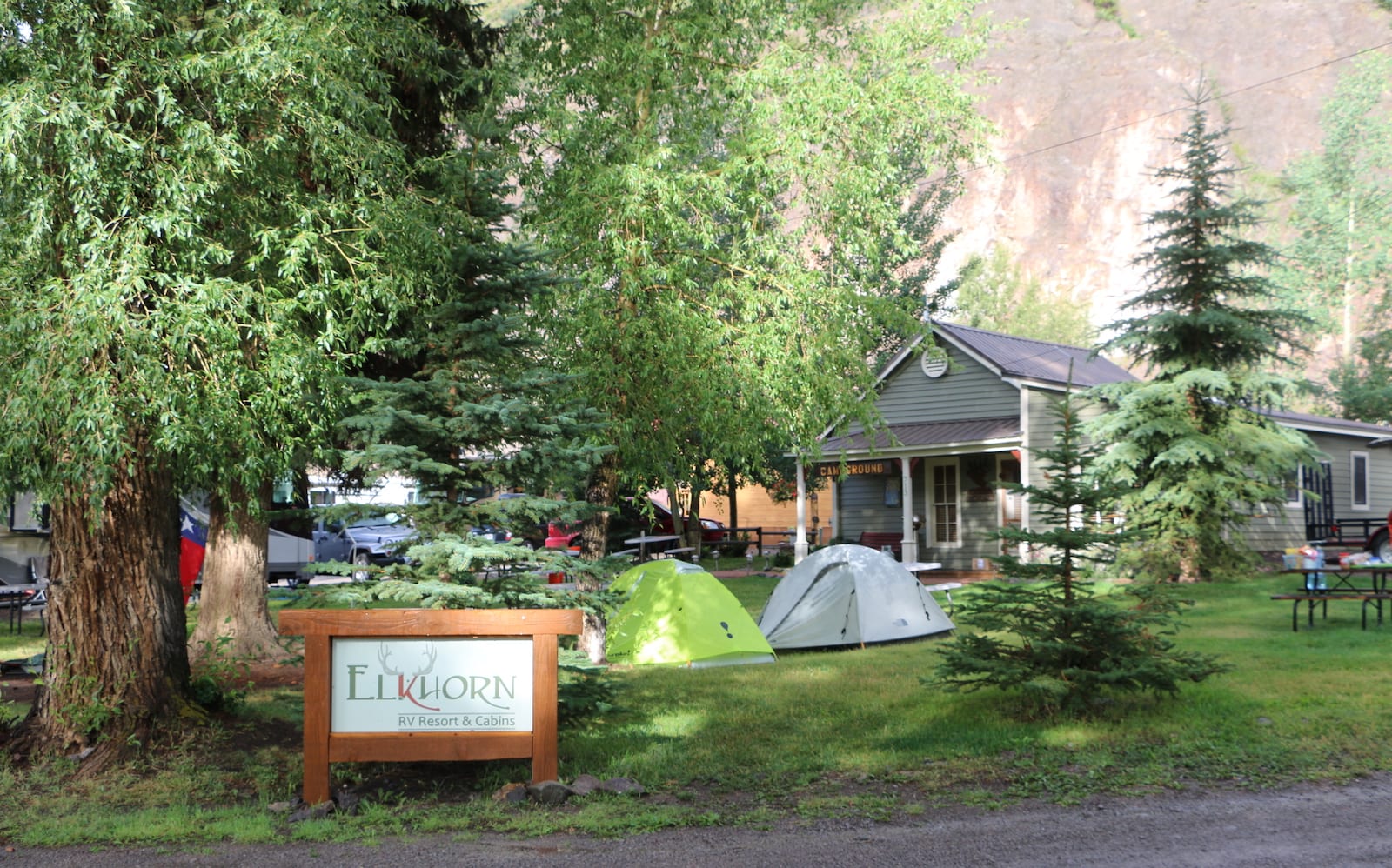 Tent Camping near Lake City, CO at Elkhorn RV Resort and Cabins