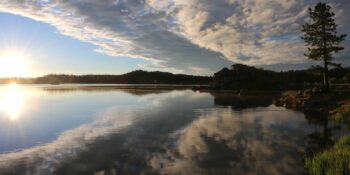 Camping near Red Feather Lakes CO Dowdy Lake Sunrise