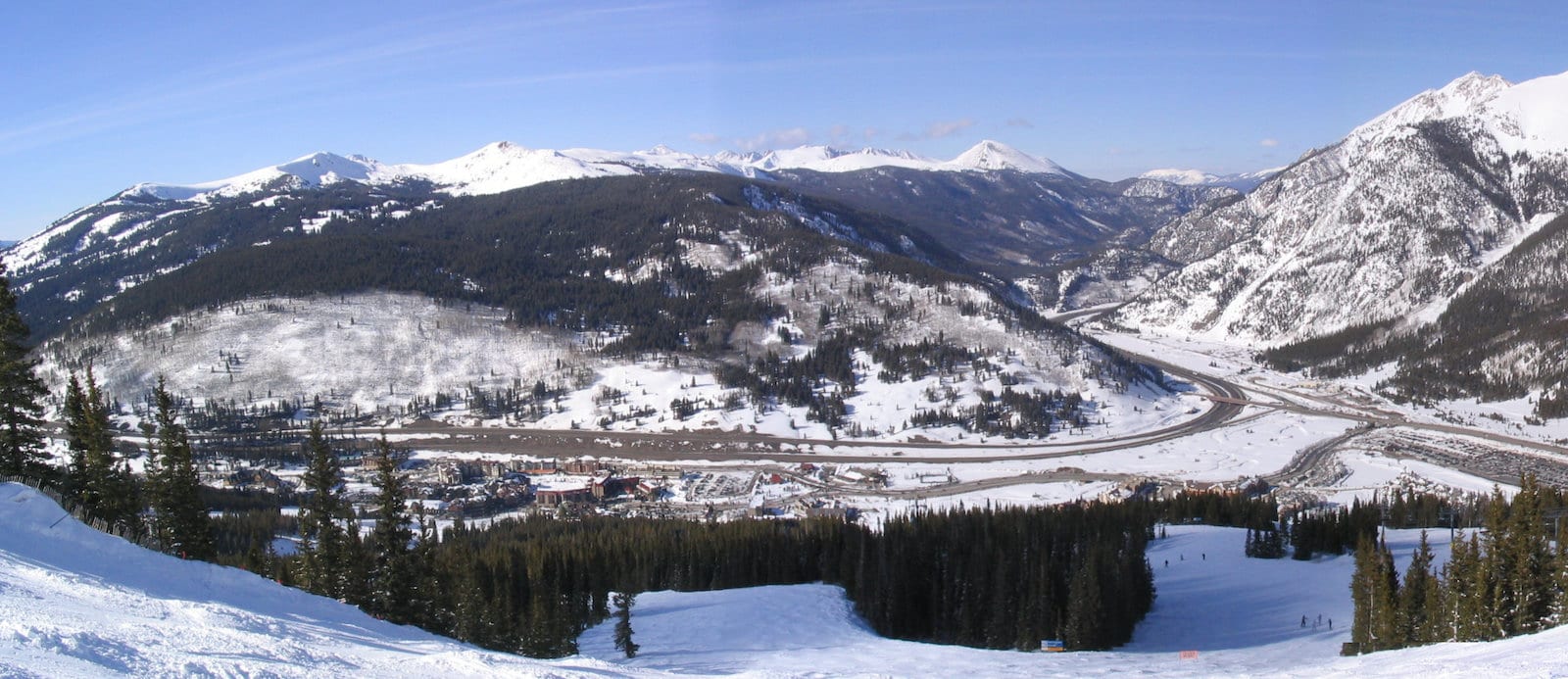 Copper Mountain Colorado Aerial View