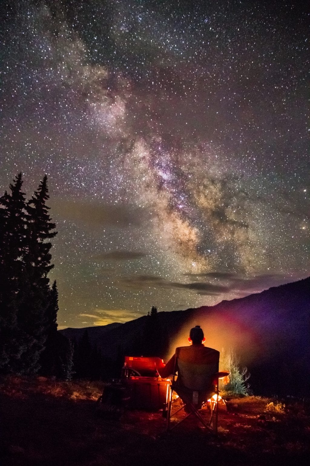 Camping near Crested Butte and Kebler Pass, Colorado