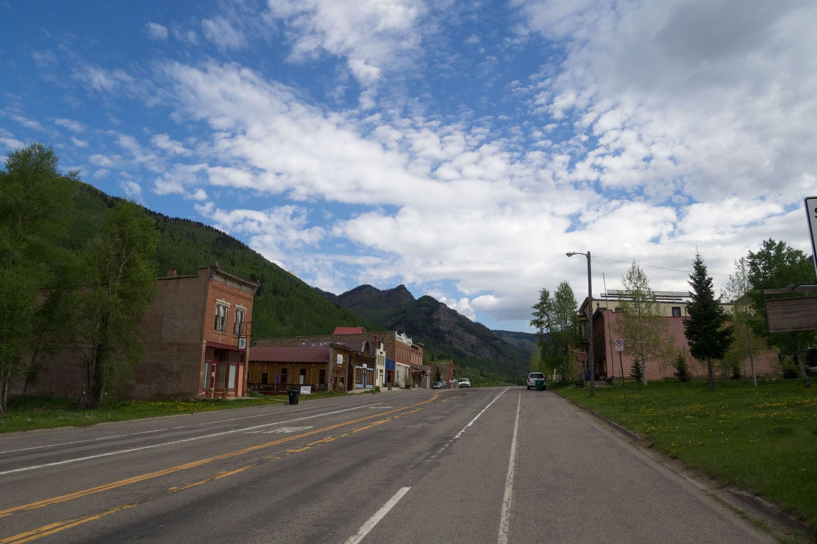 Downtown Rico CO State Highway 145