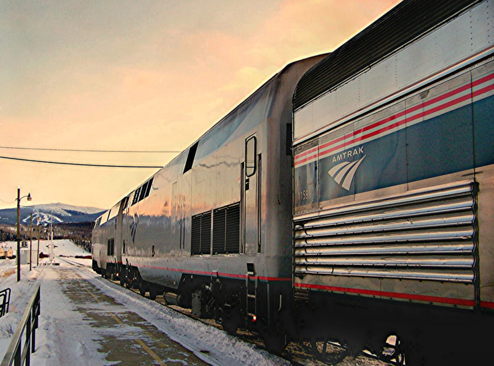 Fraser CO California Zephyr Amtrak Train
