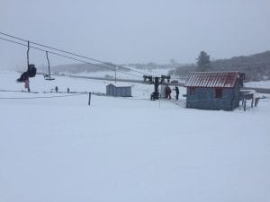 Hesperus Ski Area Chair Lift at Base