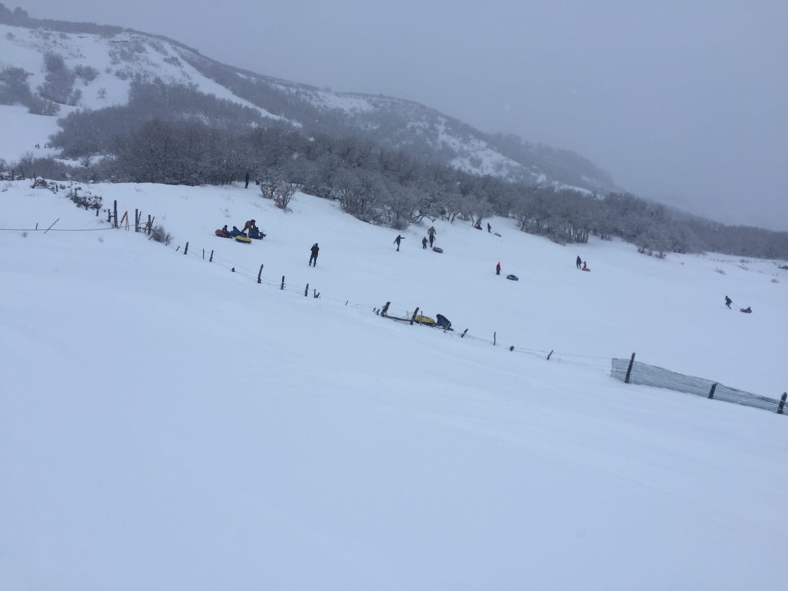 Hesperus Ski Area Tubing Hill Aerial