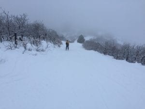 Hesperus Ski Area Foggy Snow Day