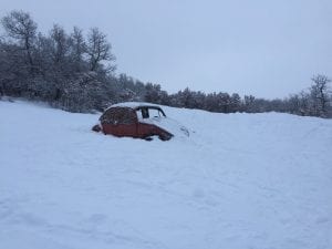 Hesperus Ski Area Buried Punch Buggy