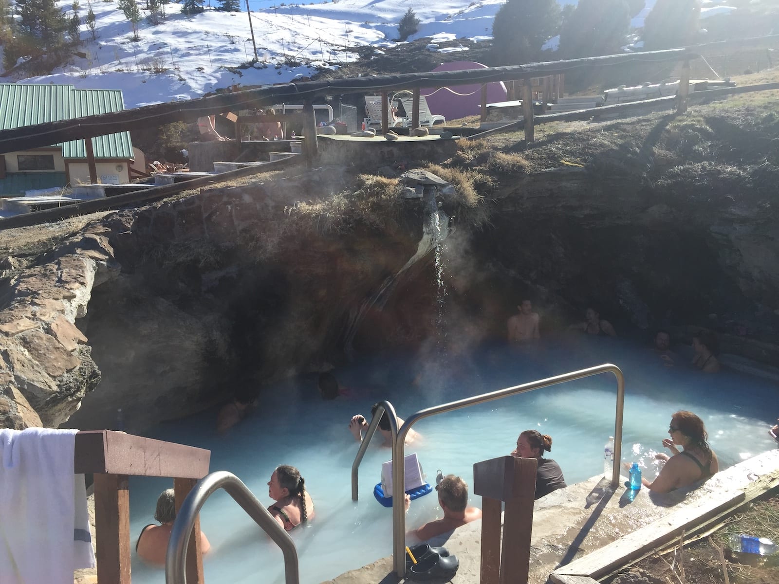 Waterfall Pool Hot Sulphur Springs Resort & Spa