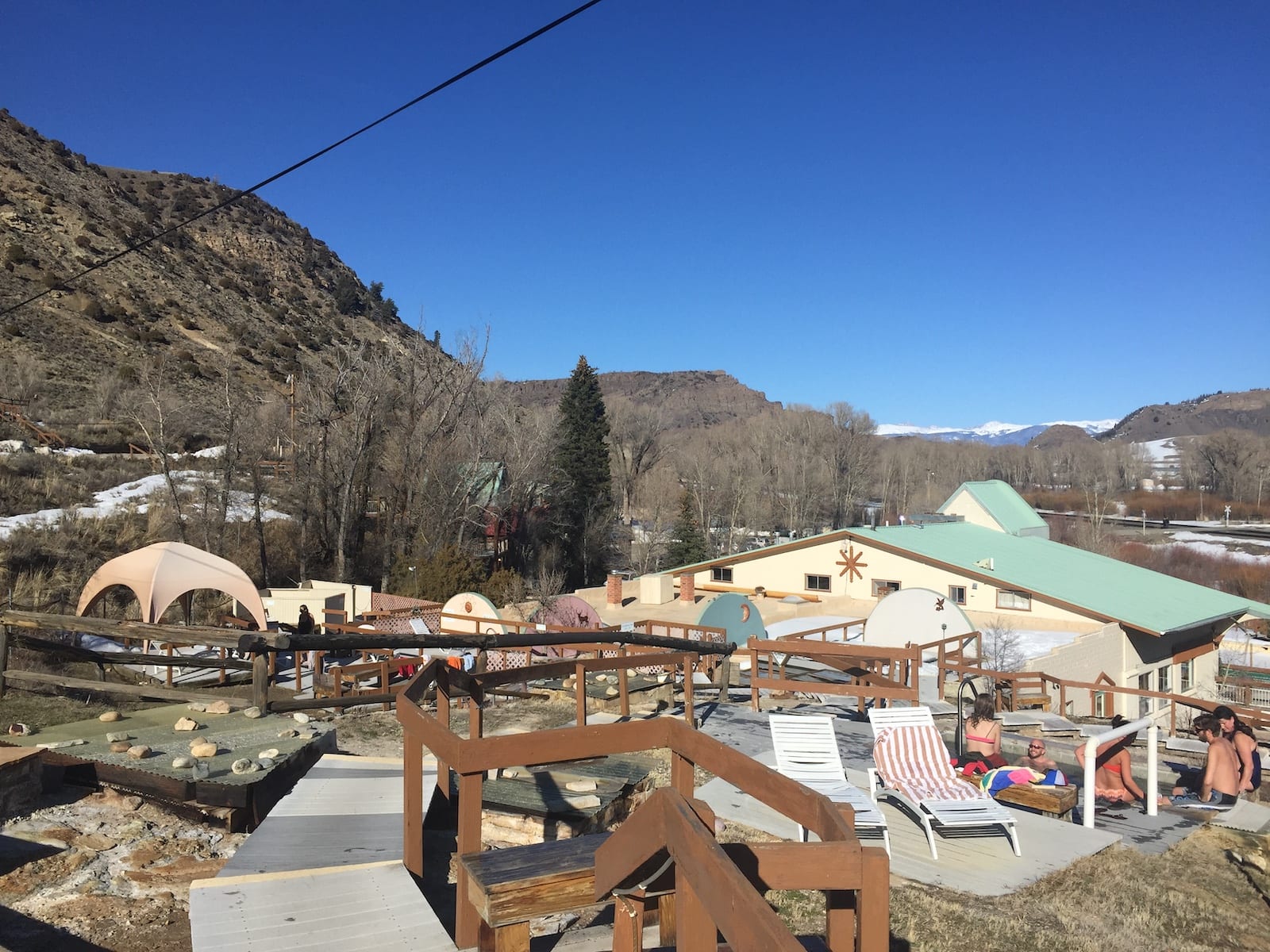 Overlooking Hot Sulphur Springs Resort & Spa