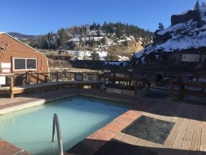 Courtyard Pool at Hot Sulphur Springs Resort & Spa