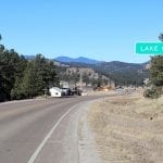 Lake George Colorado Sign Highway 24