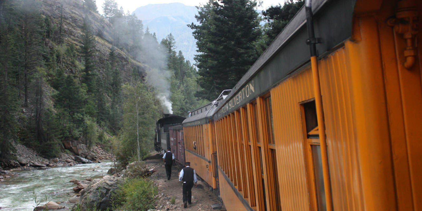 Needleton, CO Flag Stop Durango and Silverton Narrow Gauge Railroad