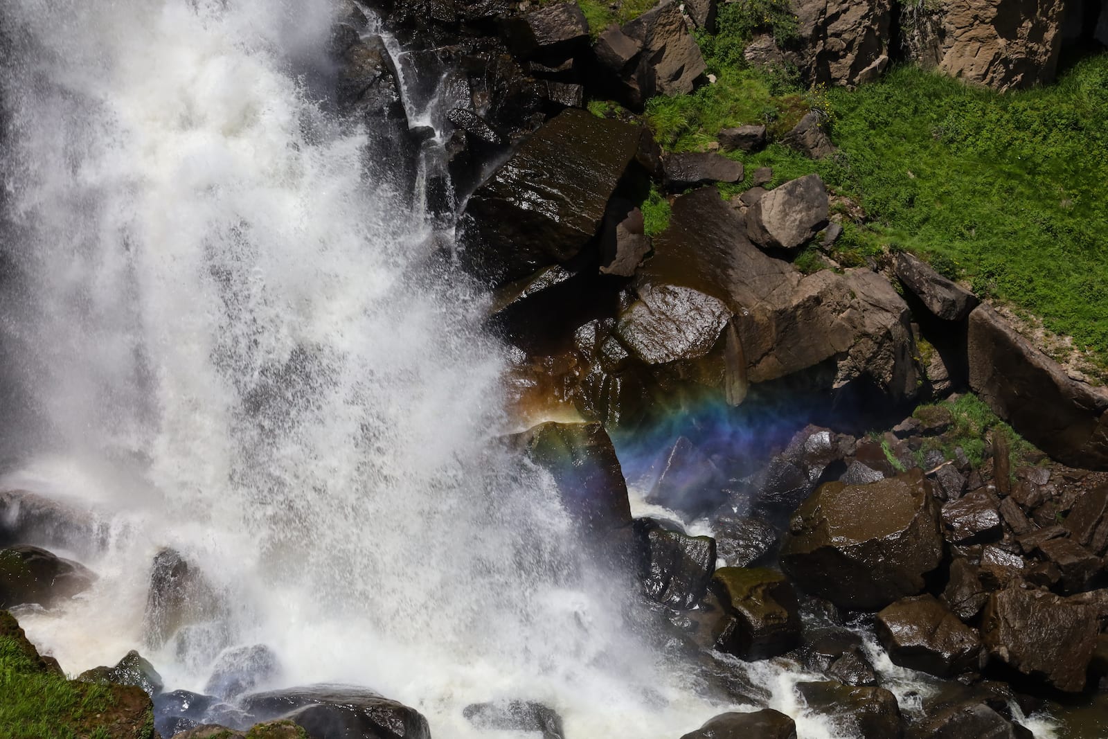 North Clear Creek Falls Rainbow Lake City CO