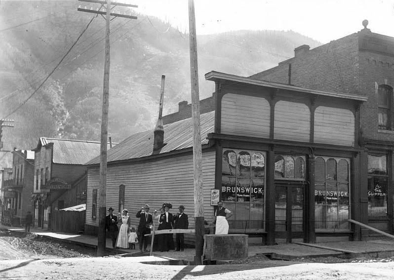 Brunswick Saloon Downtown Telluride CO Circa 1900