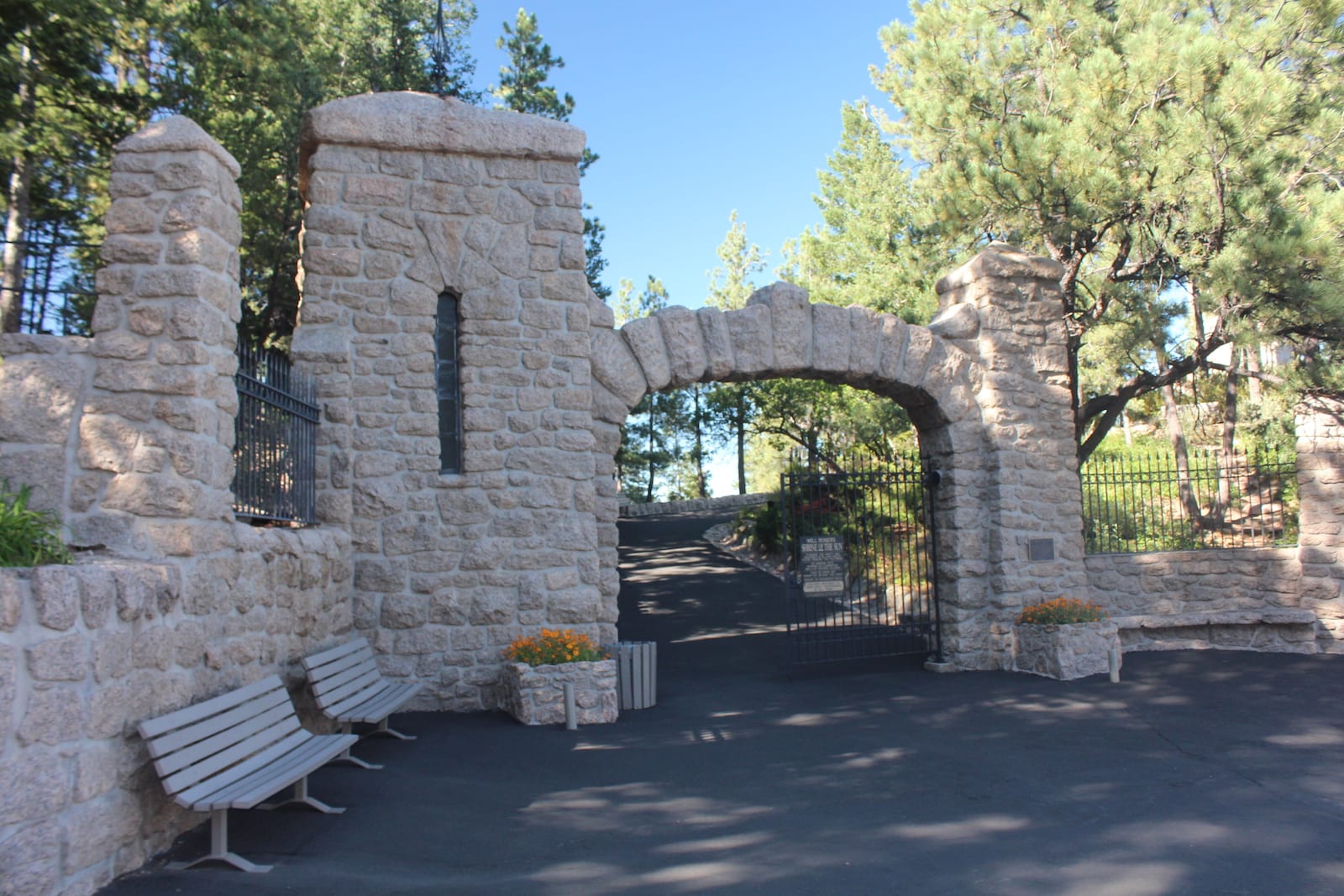 Will Rogers Shrine of the Sun Colorado Springs Entrance Gate