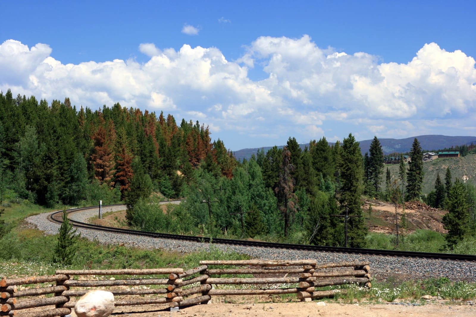 Winter Park CO Amtrak Train Tracks