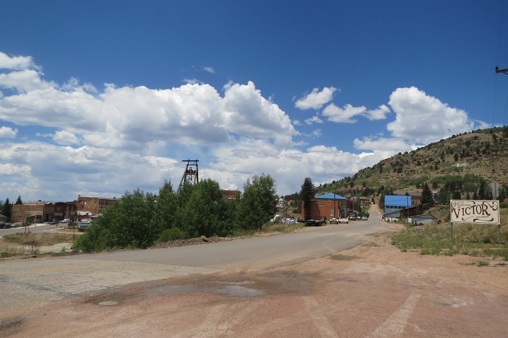Entering Downtown Victor Colorado