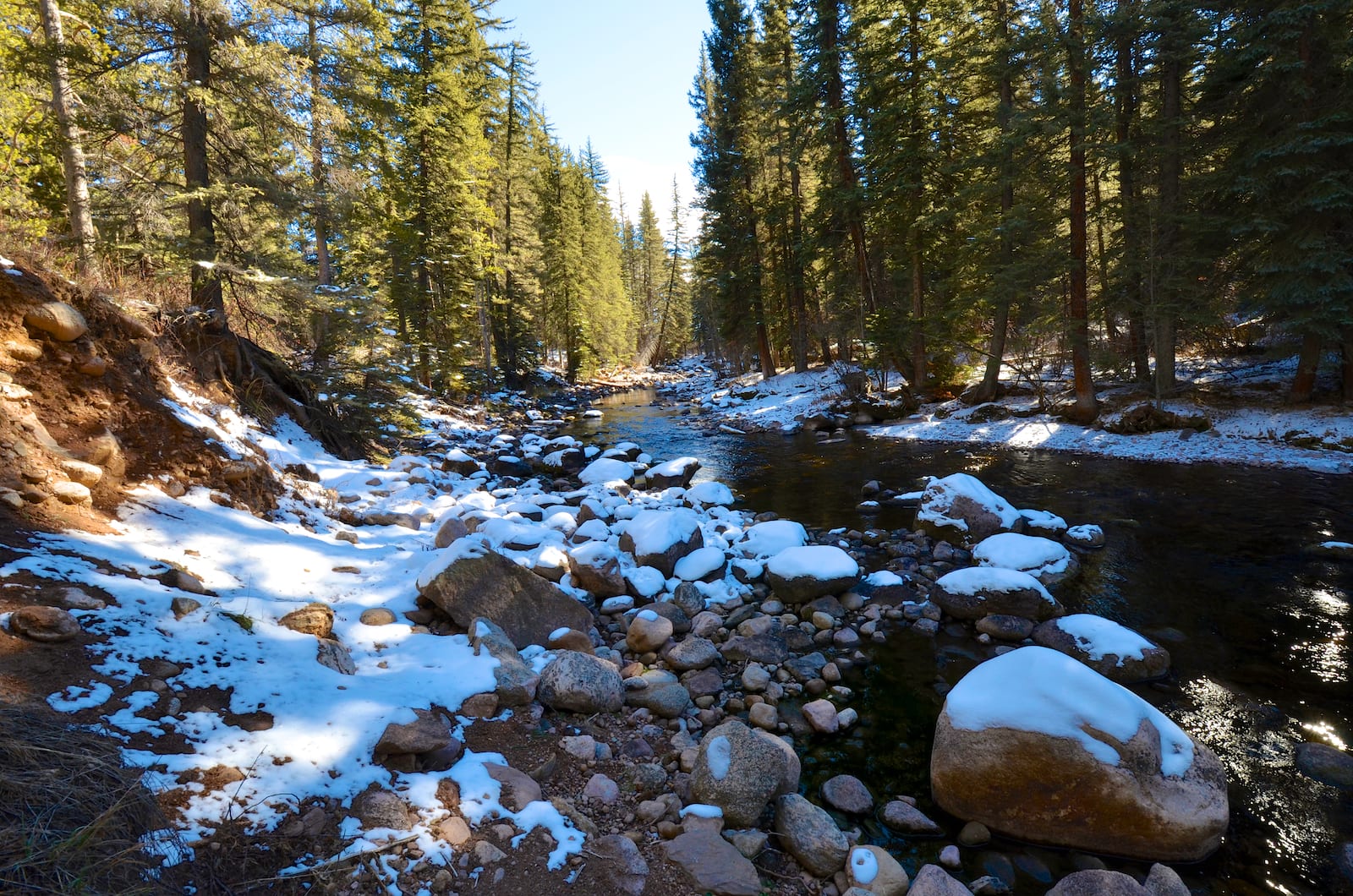 Gore Creek on the walk to Lionshead, CO