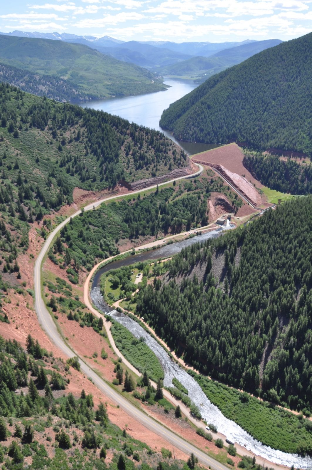 Ruedi Dam and Ruedi Reservoir, Colorado