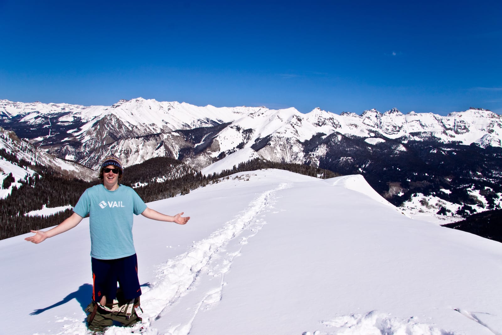 Snowshoeing around Lizard Head Pass, CO
