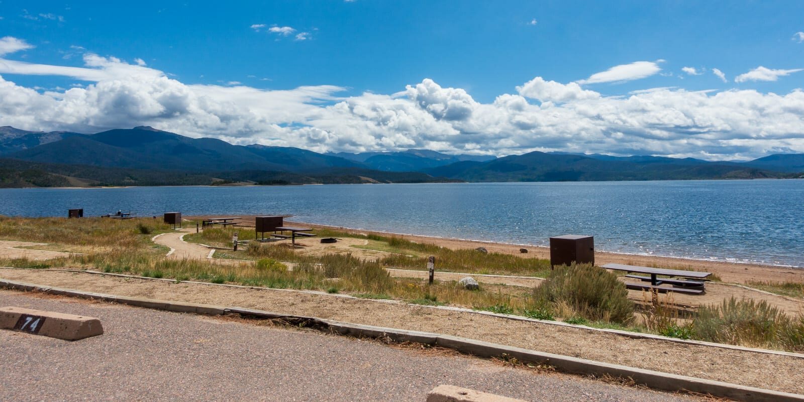 Lake Granby Lakeside Campsites Arapaho National Recreation Area Colorado