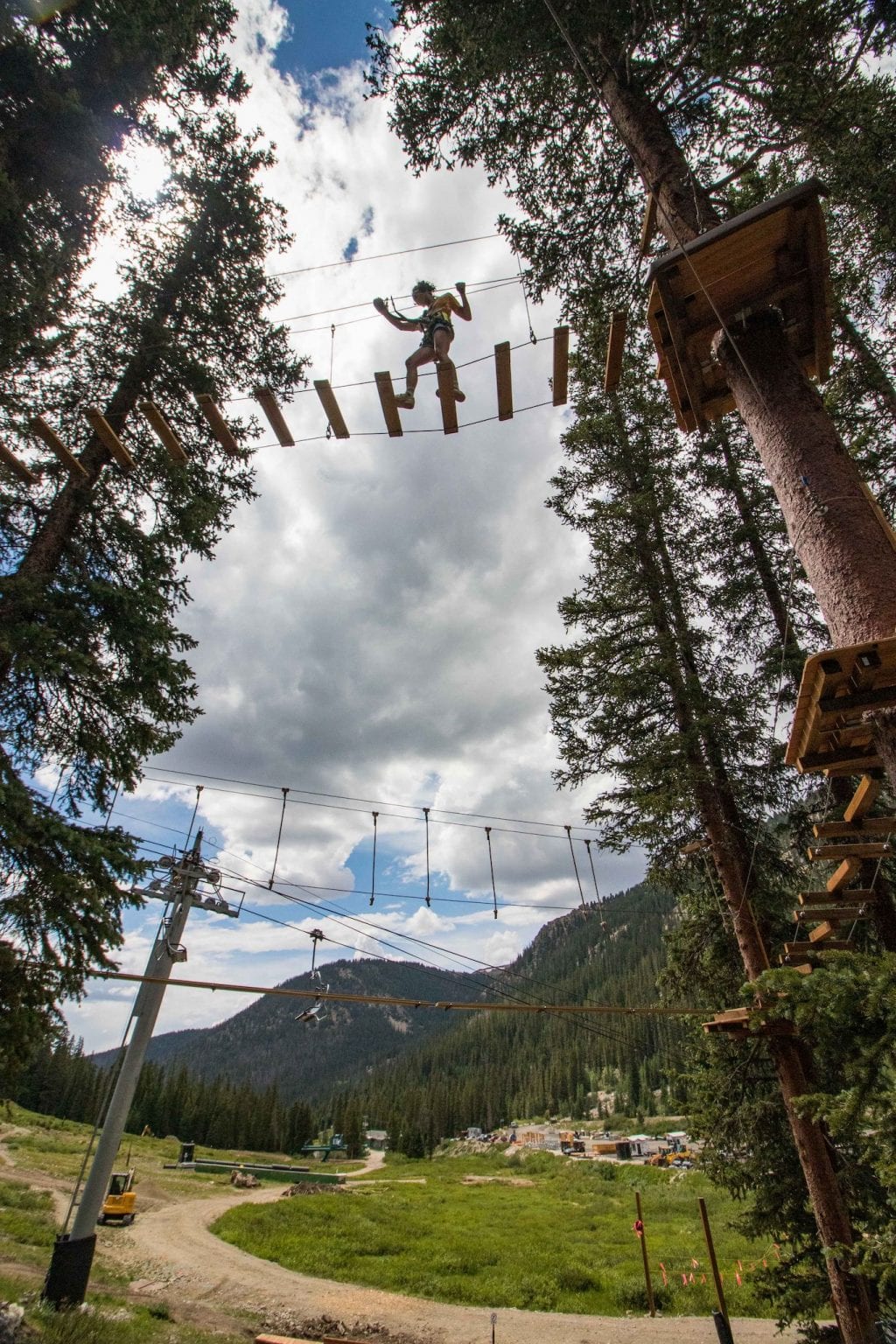 Arapahoe Basin Aerial Adventure Park Dillon, CO Summer Challenge